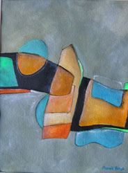 Mini-image of the abstract painting "Case", artist - Marek Petryk.